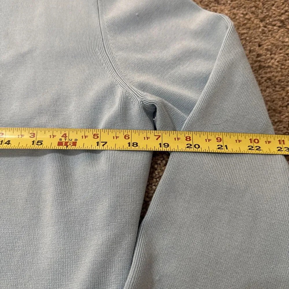 Neiman Marcus Exclusive Ruffle Sweater Cardigan Womens L Luxury Vintage‎ Grandma - Picture 7 of 8